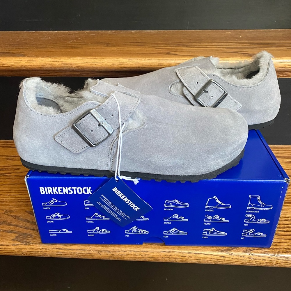 Birkenstock London shearling 11m new